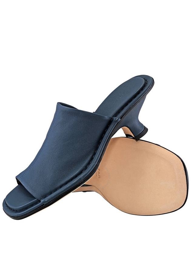 By Far Ladies Frankie Cobalto Leather Heeled Sandals, Brand Size 36 ( US Size 6 ) - 2