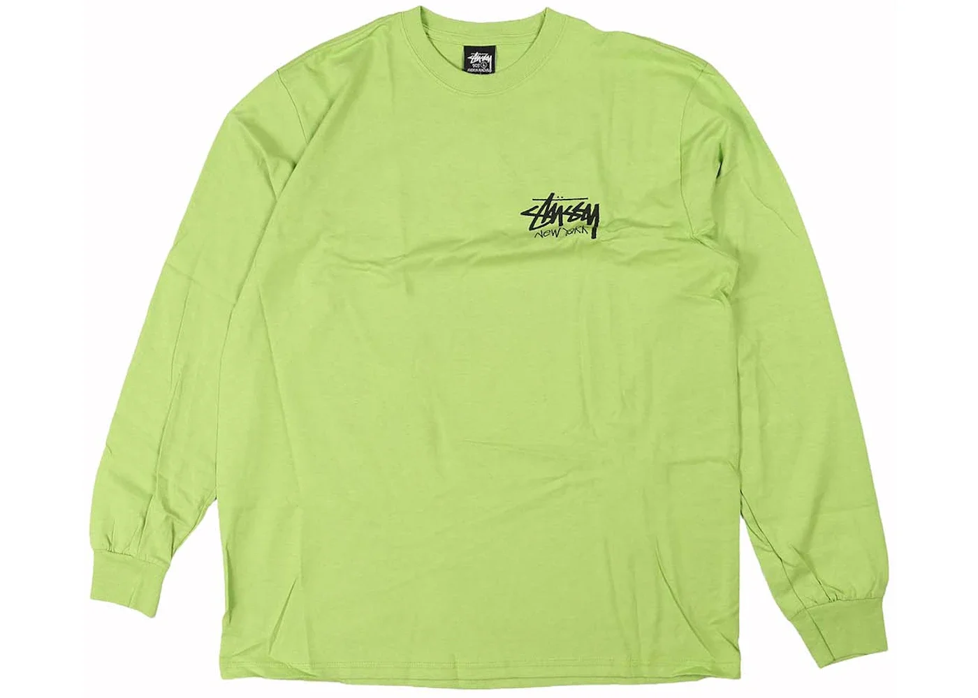 Stussy Stock New York Long Sleeve T-shirt Tea - 1