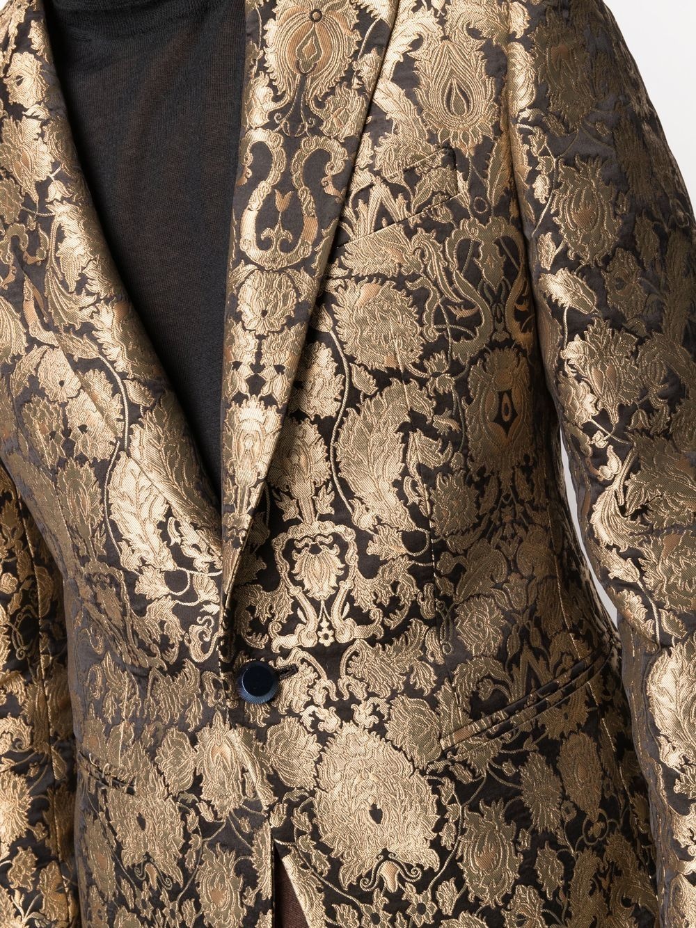 tailored jacquard jacket - 5