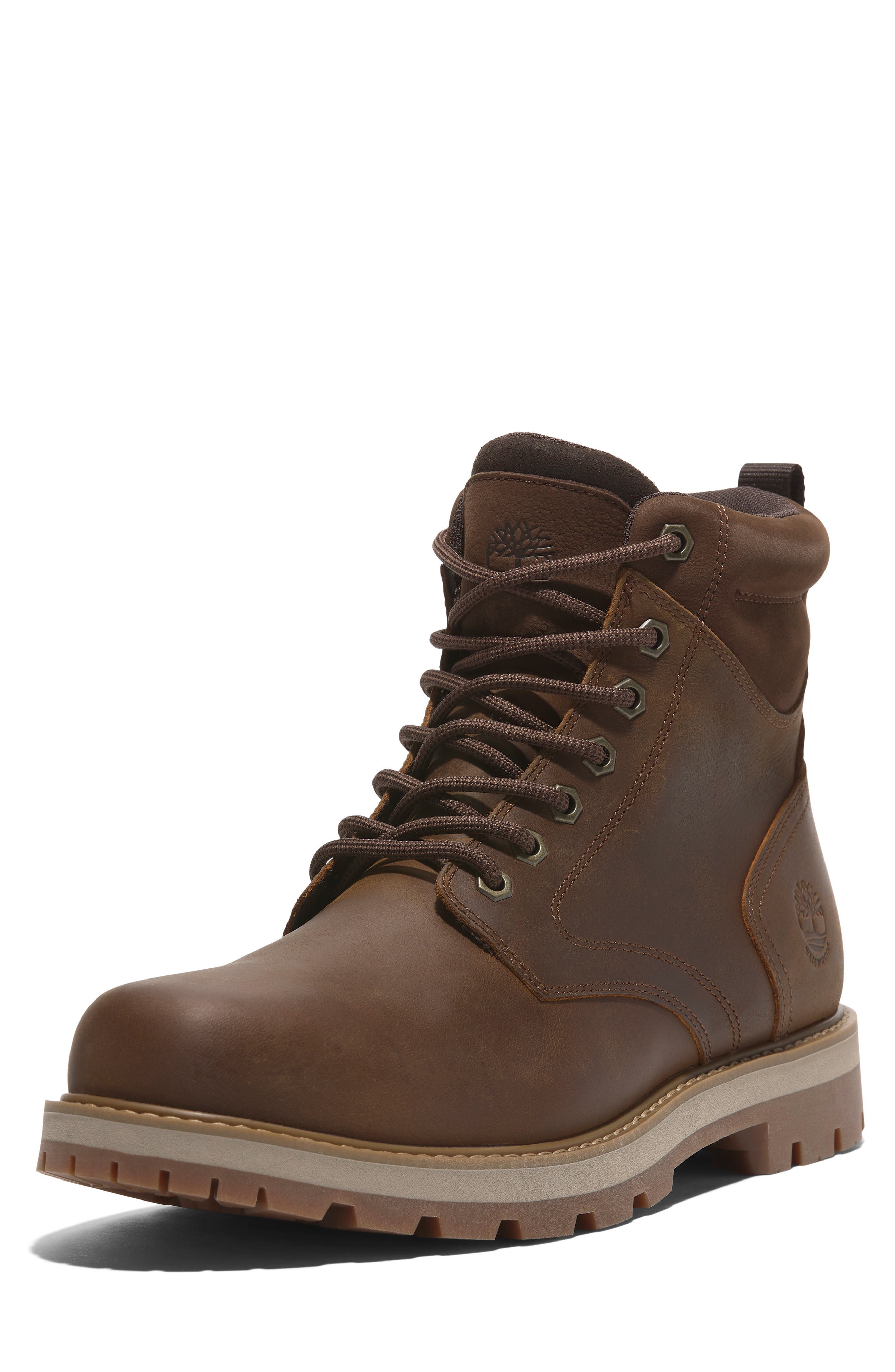 Timberland Britton Road Waterproof Boot in Rust Full Grain at Nordstrom - 9