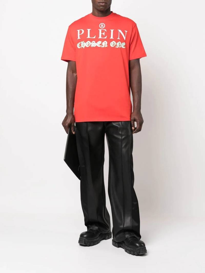 PHILIPP PLEIN logo-print detail T-shirt outlook