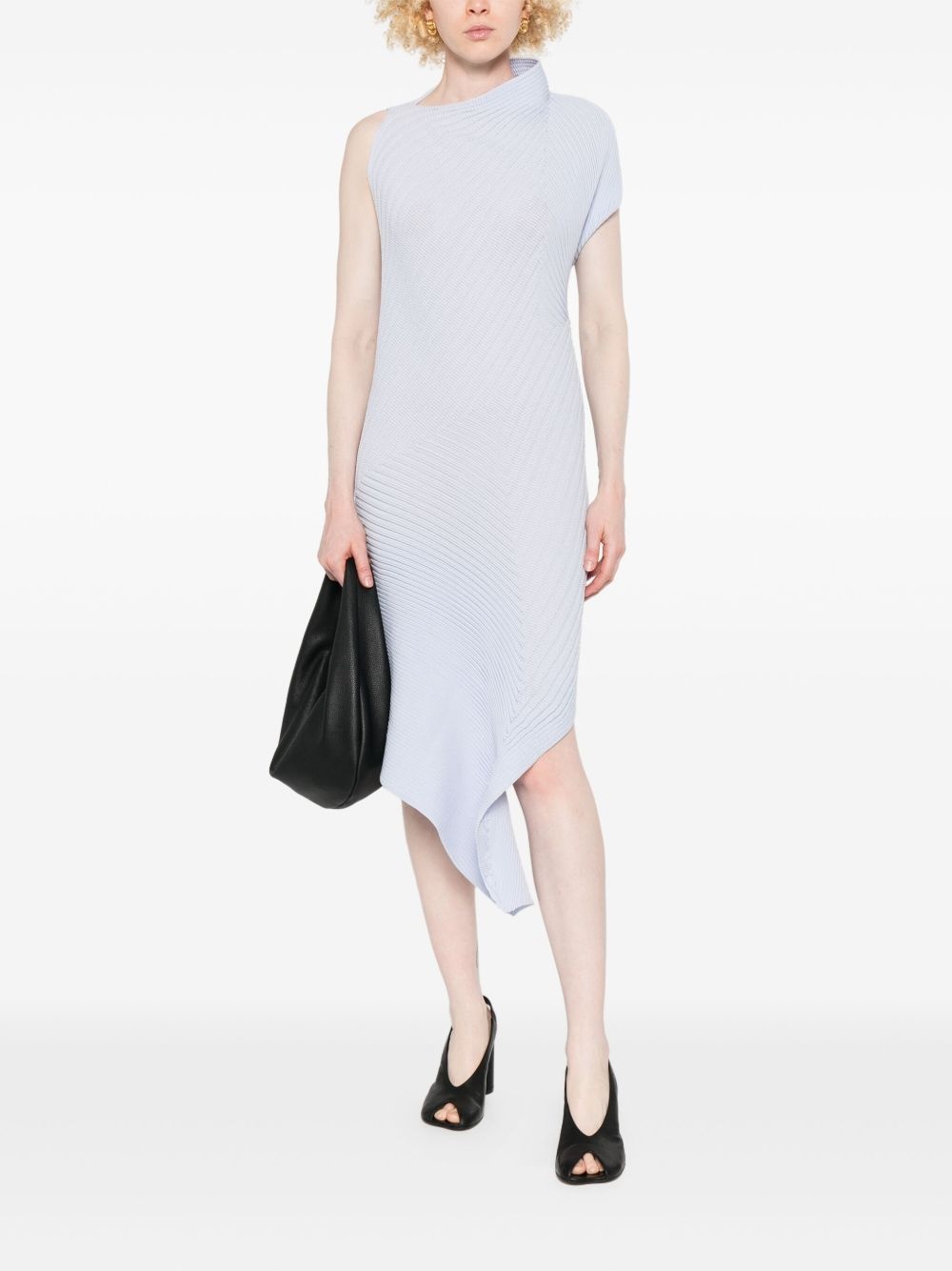 asymmetric midi dress - 2