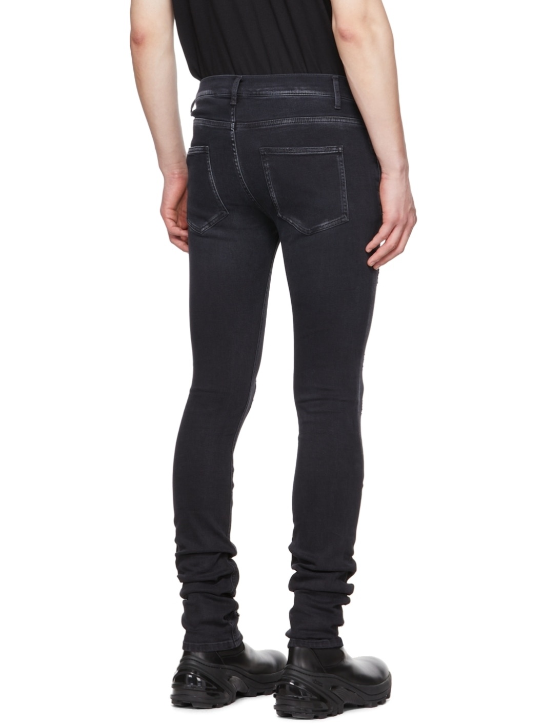 Black Skinny-Fit Jeans - 3