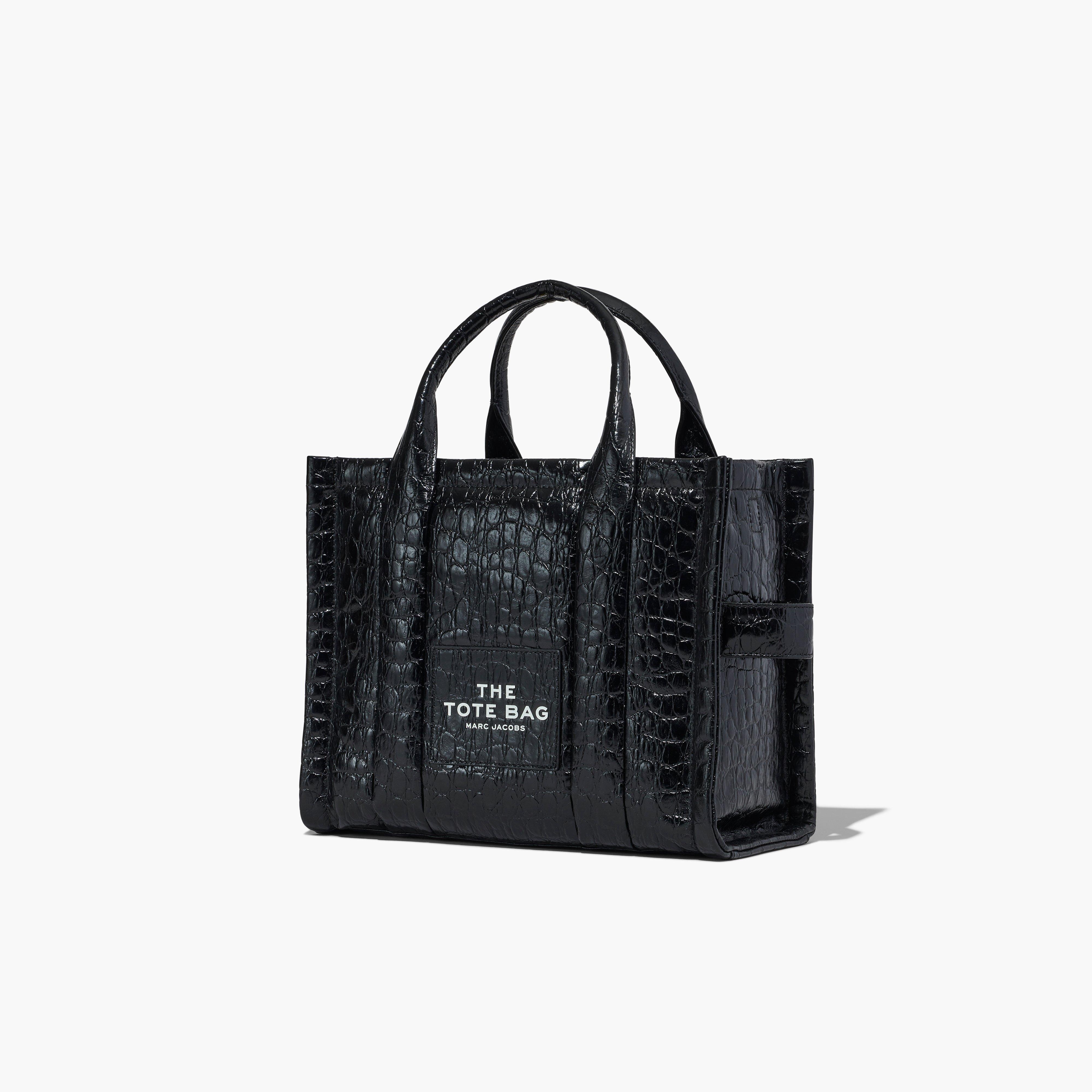 THE CROC-EMBOSSED MEDIUM TOTE BAG - 5