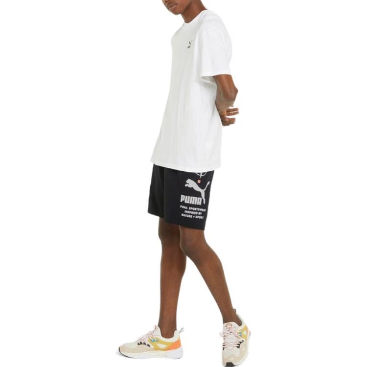 PUMA Nature Camp Graphic Shorts 'Black' 536943-01 - 4