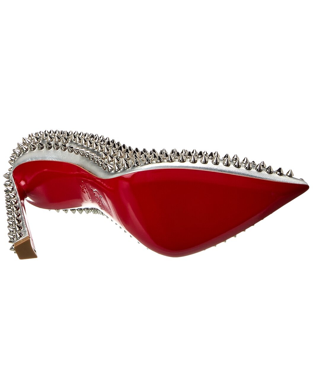 Christian Louboutin Condora Spikes 100 Leather Pump - 4