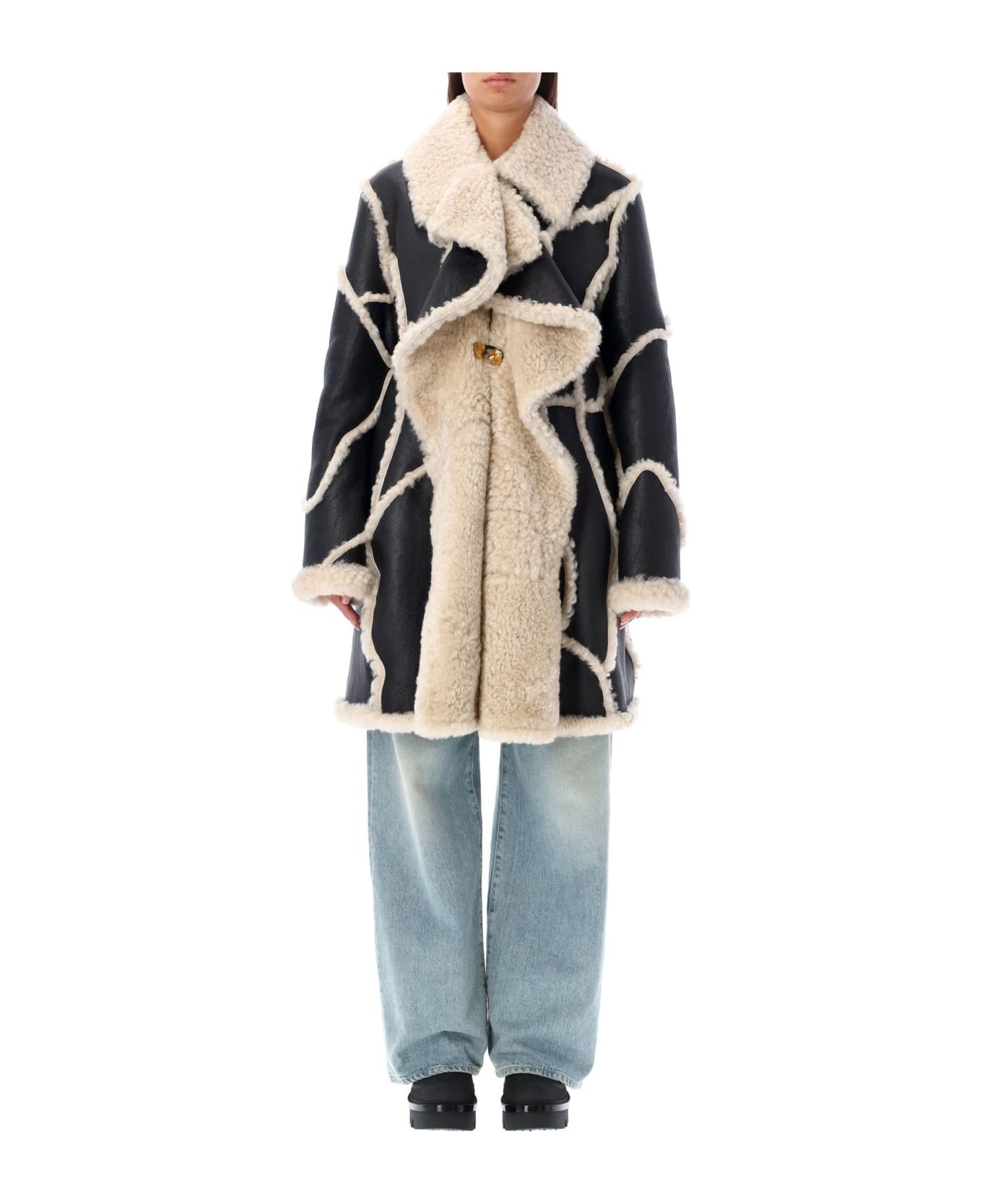Chloé Shearling Coat italist REVERSIBLE