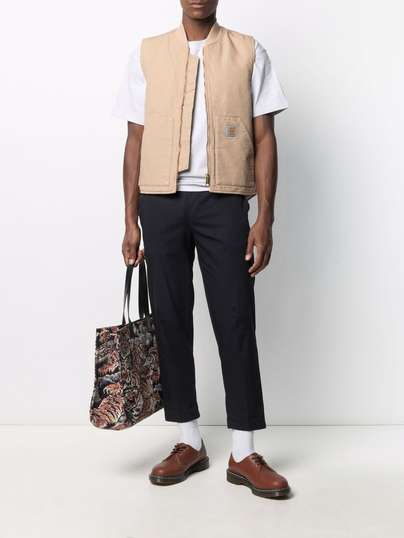 Carhartt ribbed-collar gilet outlook