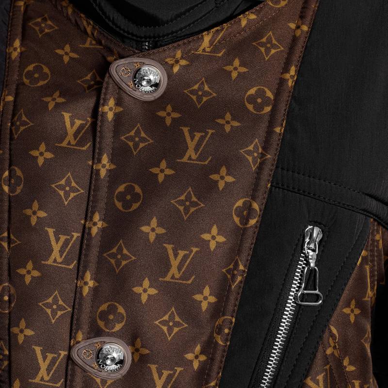 Retro Monogram Oversized Ski Jacket  5