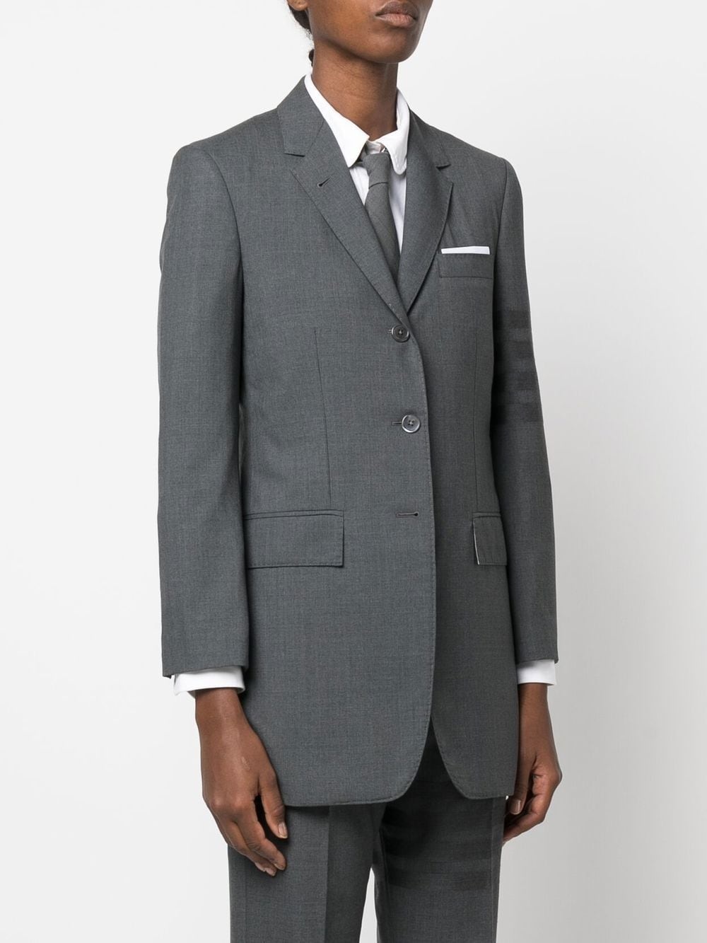 4-Bar stripe wool blazer - 3