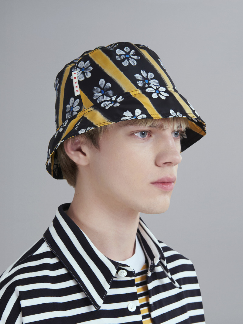 Marni DAISY LANE PRINT NYLON BUCKET HAT outlook
