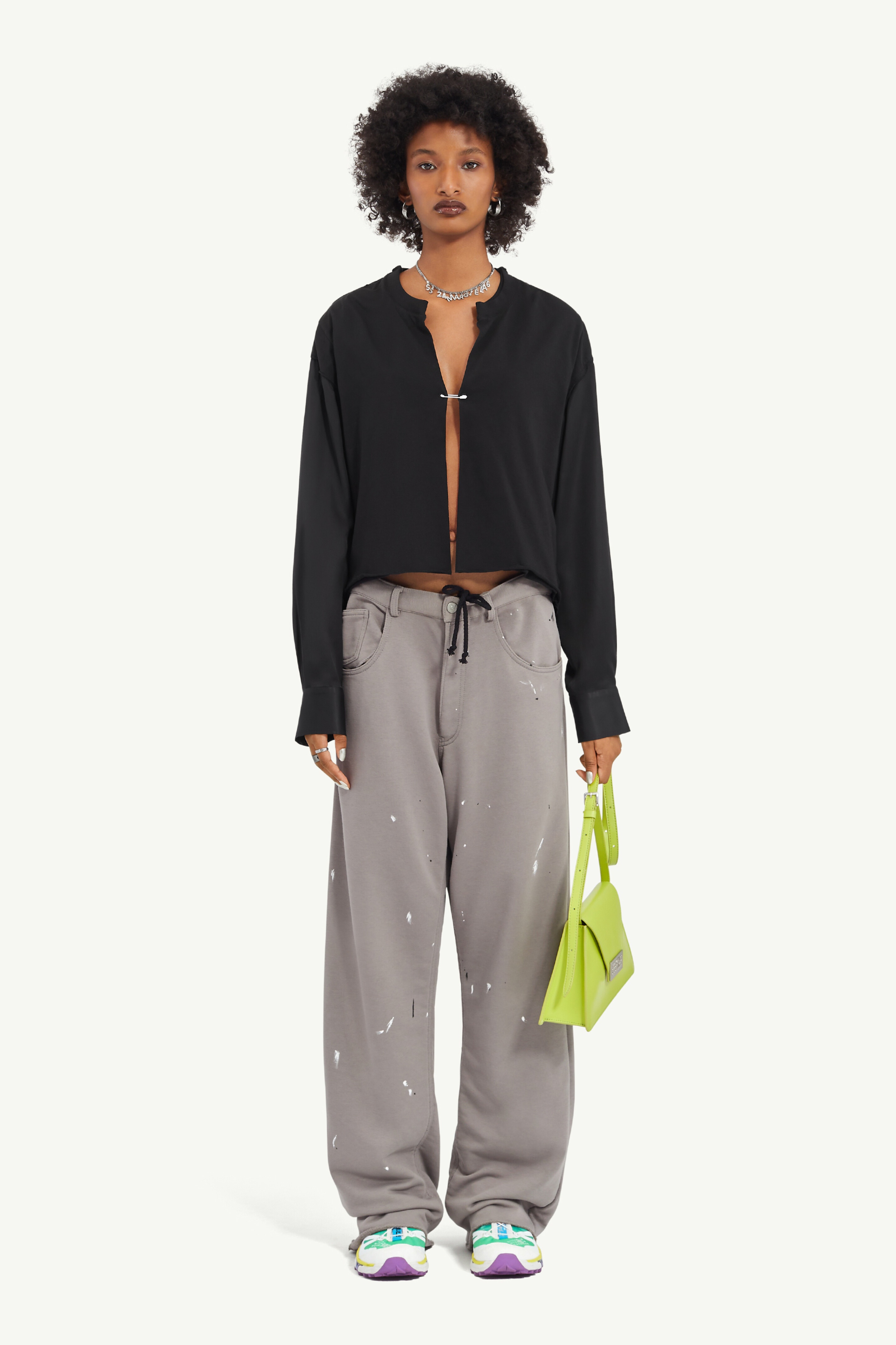 Unbrushed Sweat Jersey 5-Pocket Trousers - 2