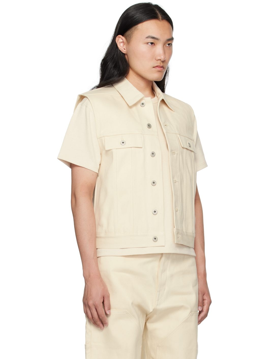 Off-White Hollywood SL Trucker Denim Vest - 2