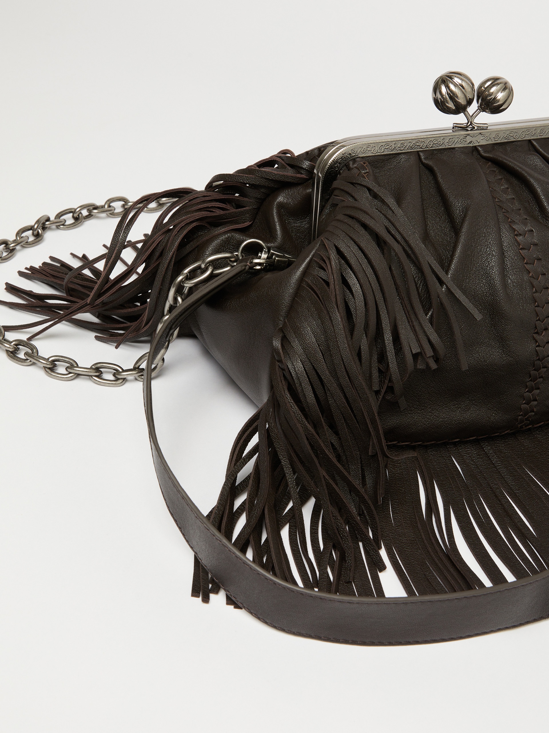 BIBLIOS Medium fringed Pasticcino Bag - 4