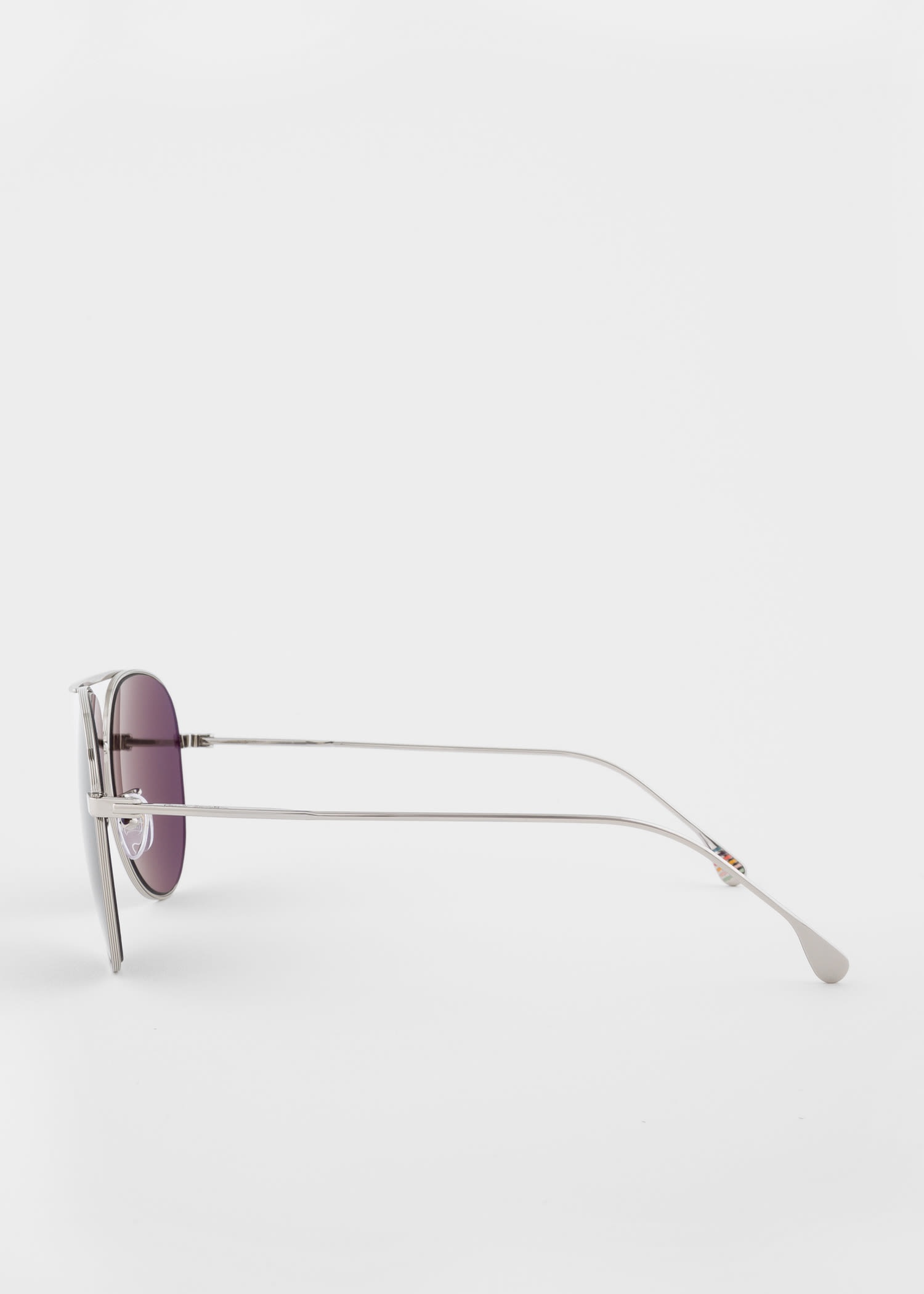 Shiny Silver 'Dylan' Sunglasses - 3