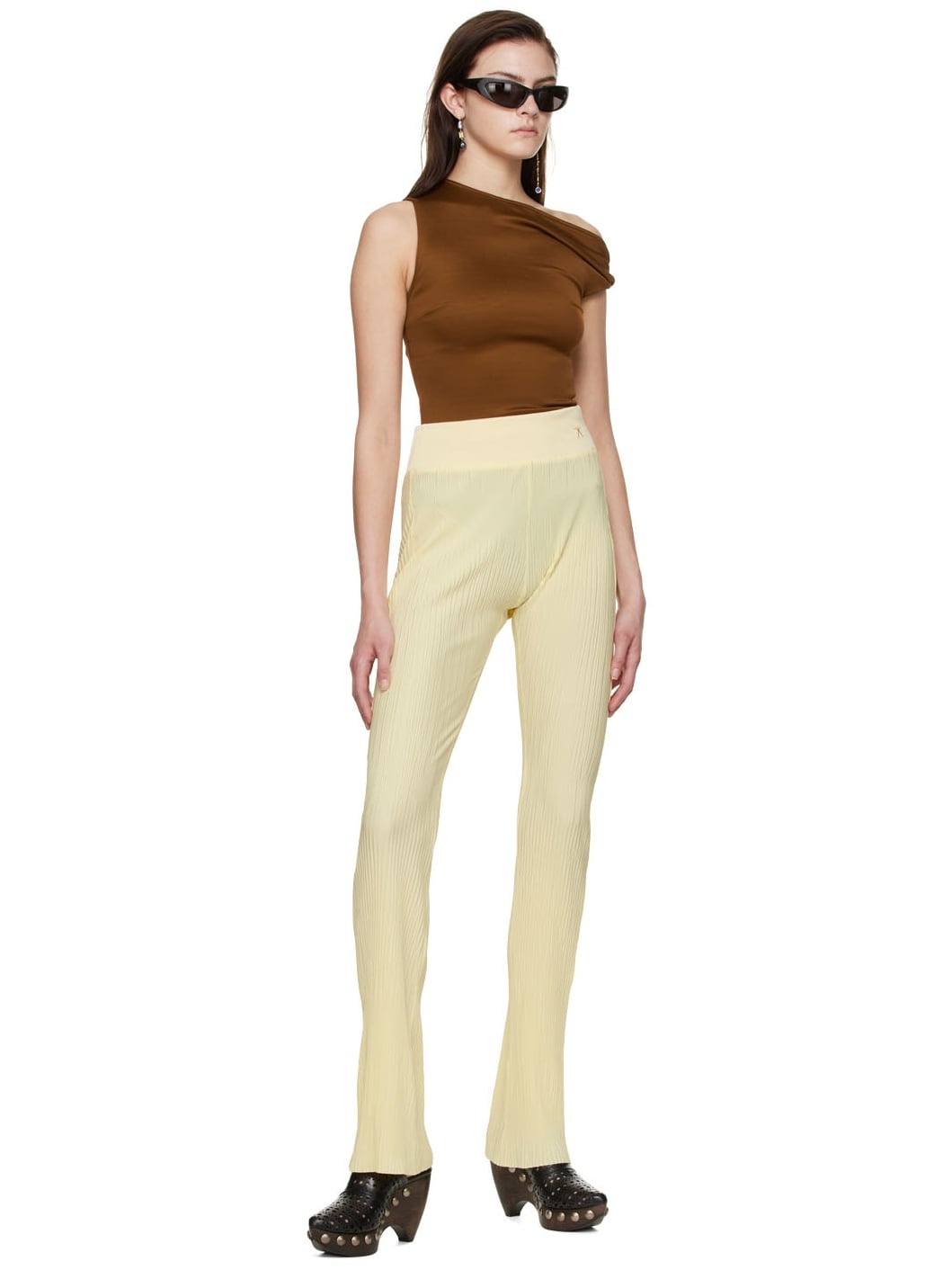 Tan Viscose T-Shirt - 5