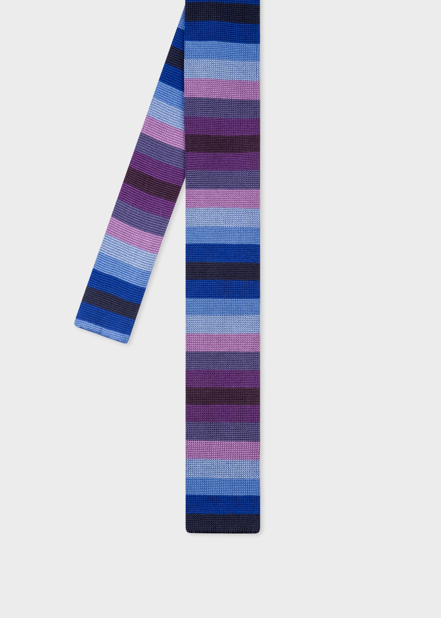 Stripe Knitted Tie - 1