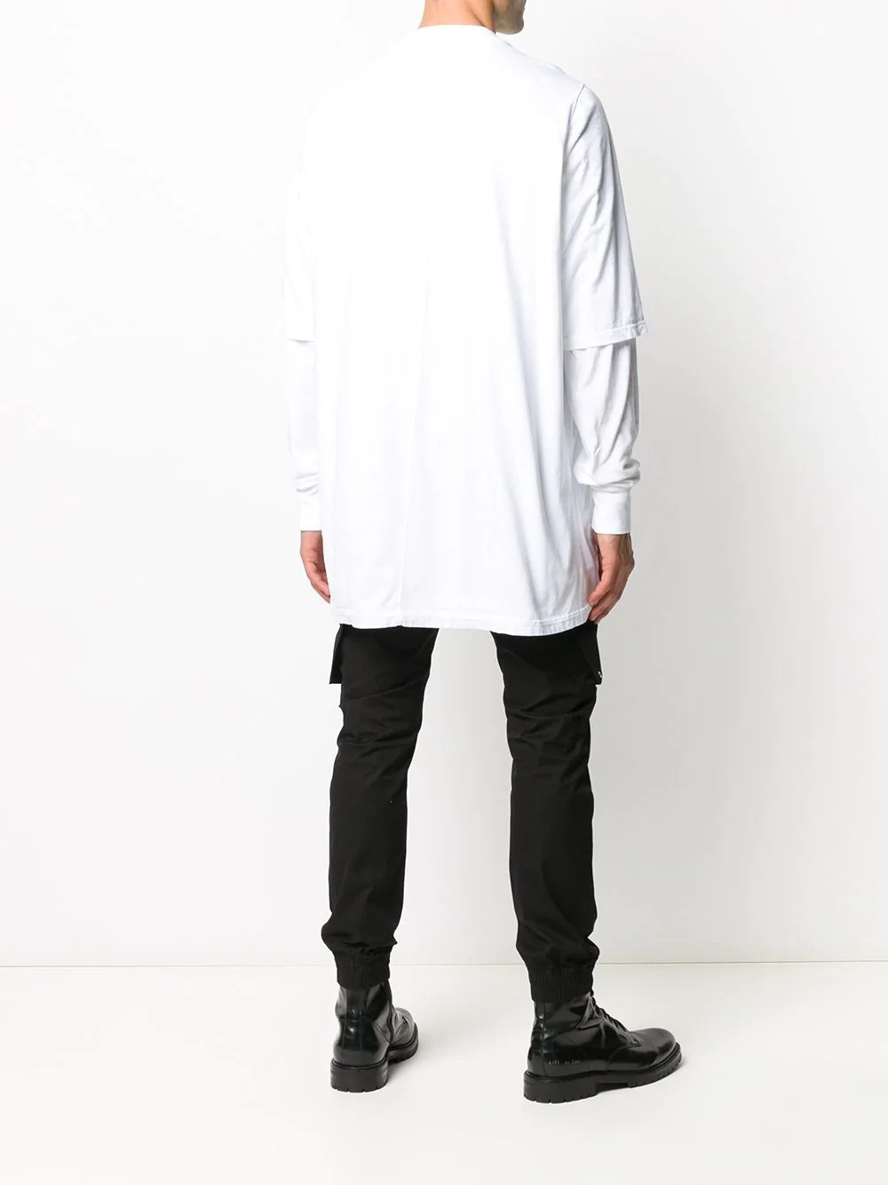 long crew neck T-shirt - 4