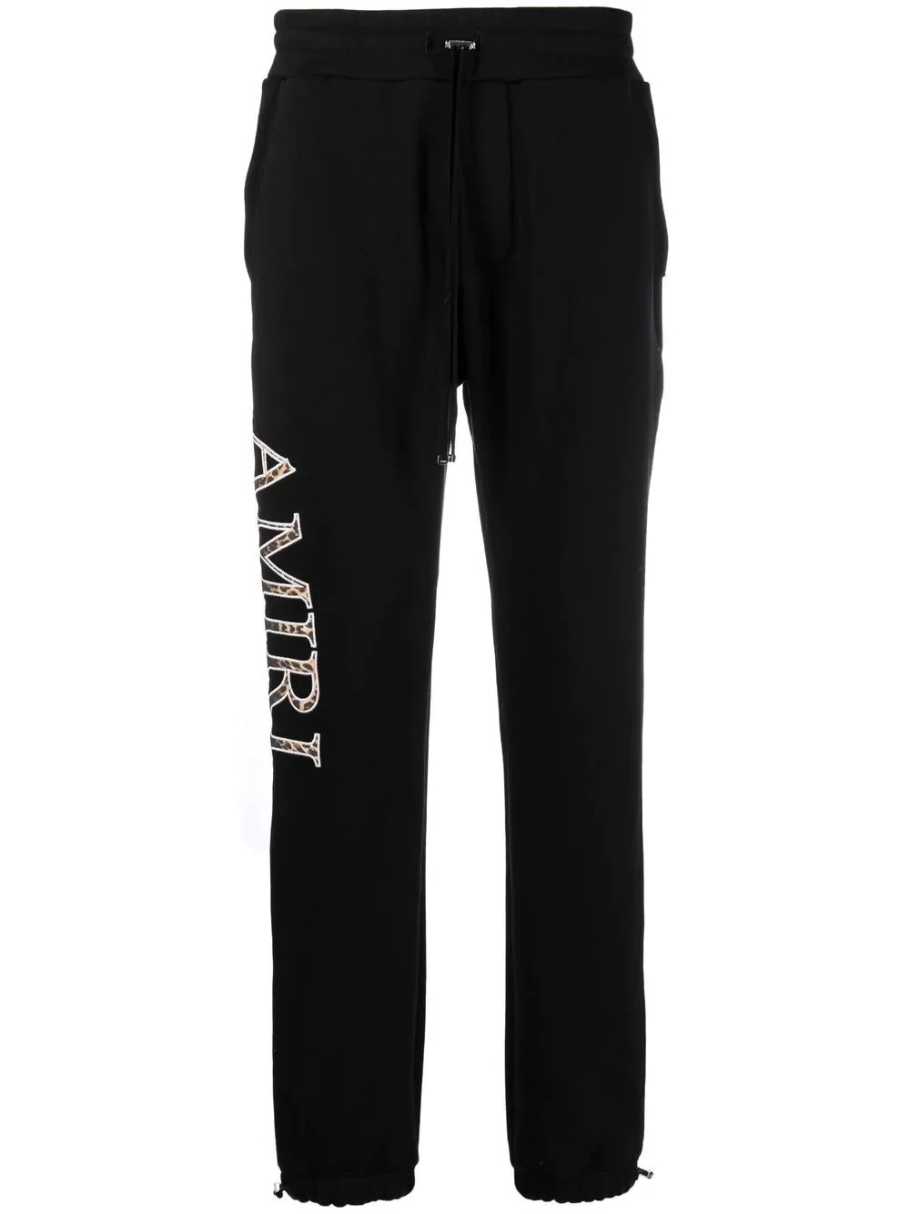 logo print track pants - 1