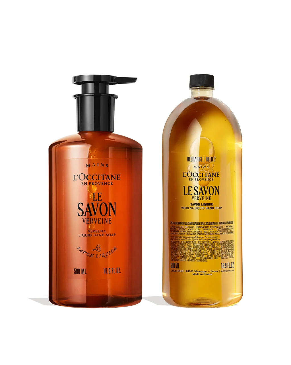 Le Savon Verbena Liquid Hand Soap + Refill - 1
