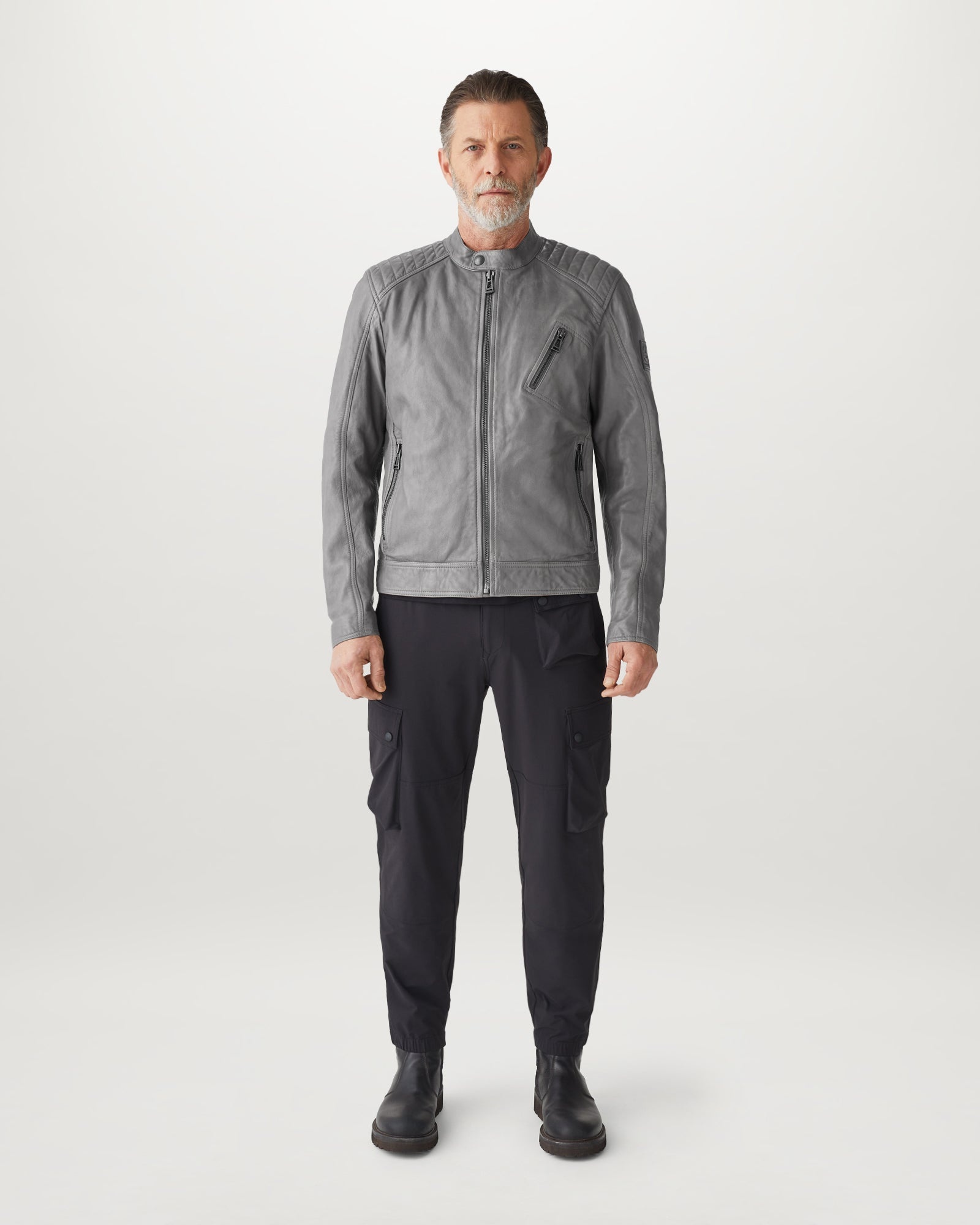 V RACER LEATHER JACKET - 2