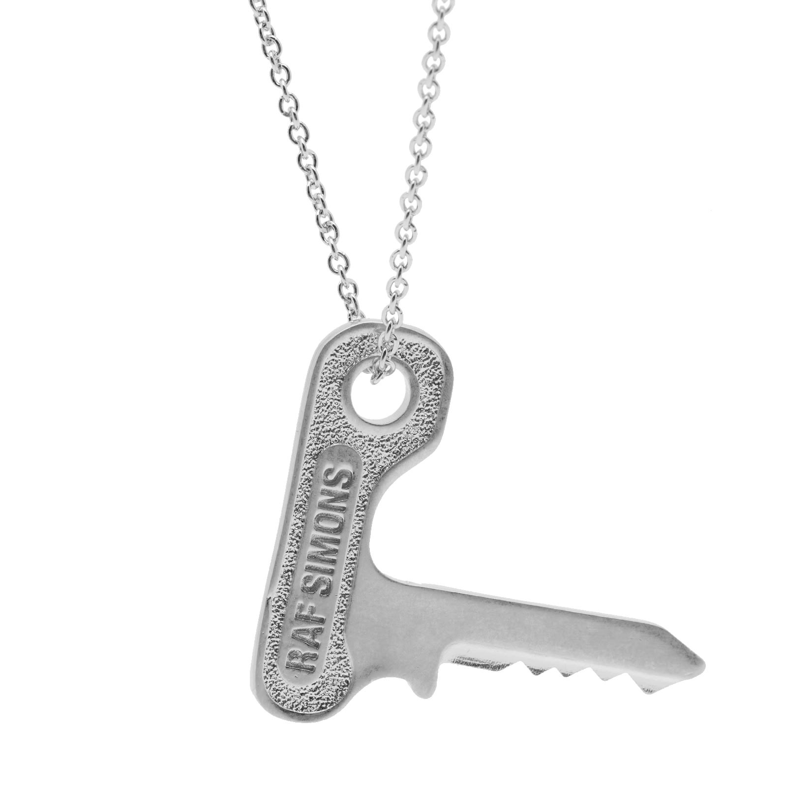 Raf Simons Small Key On Hanger Necklace - 3