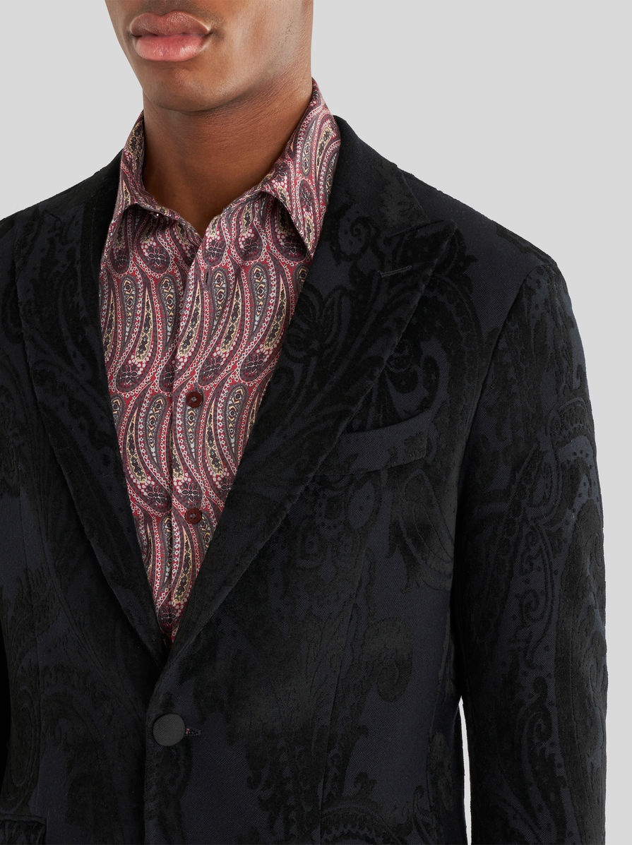 PAISLEY JACQUARD JACKET - 2