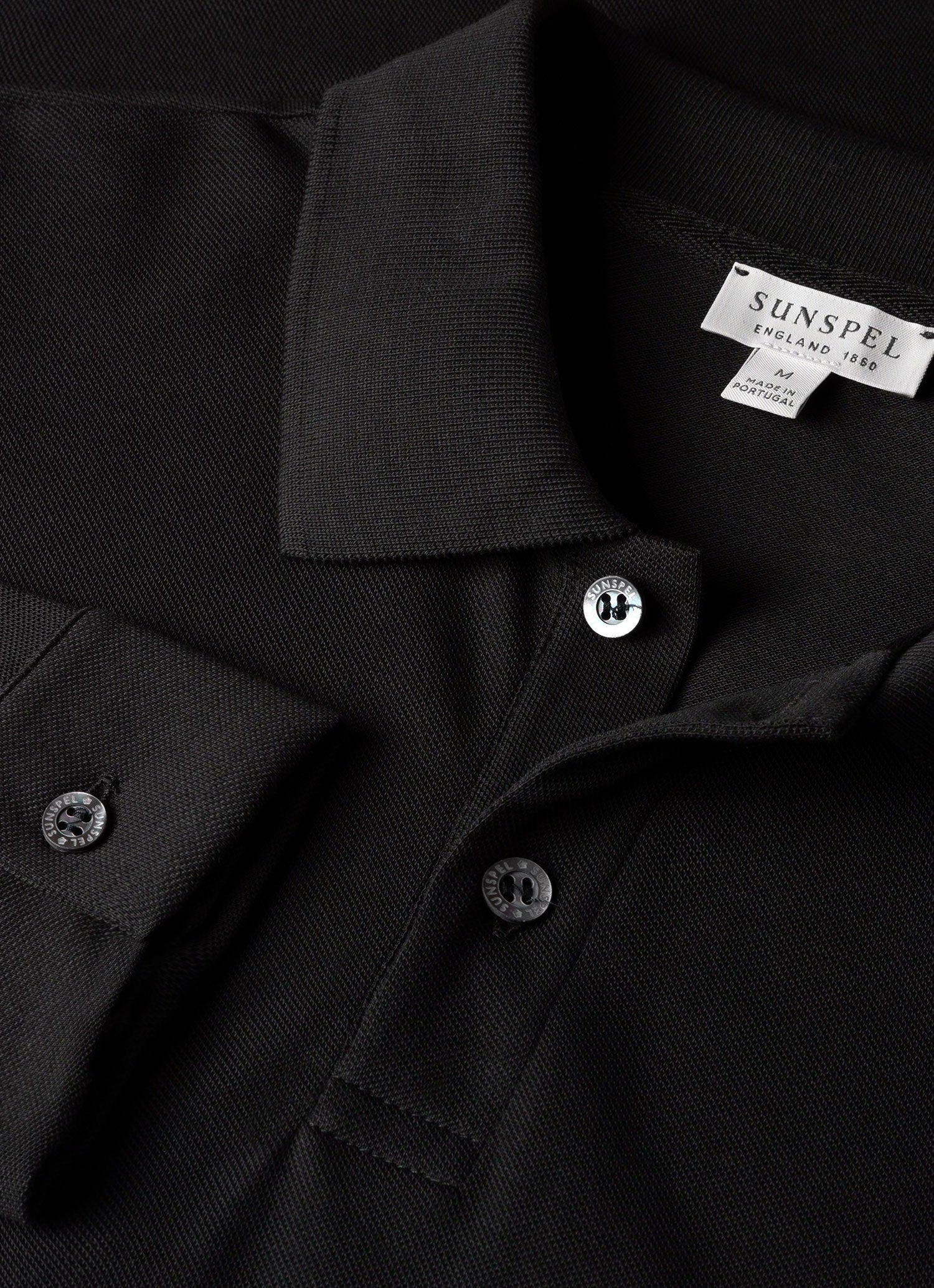 Long Sleeve Piqué Polo Shirt - 4
