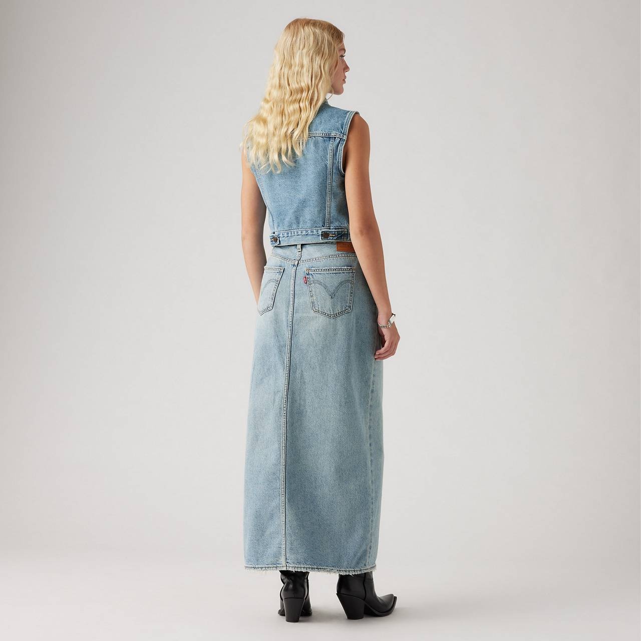 ANKLE COLUMN SKIRT - 5