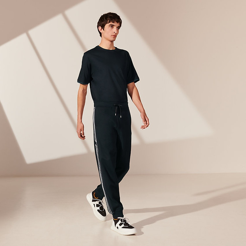 "Run H" bicolor jogging pants 4