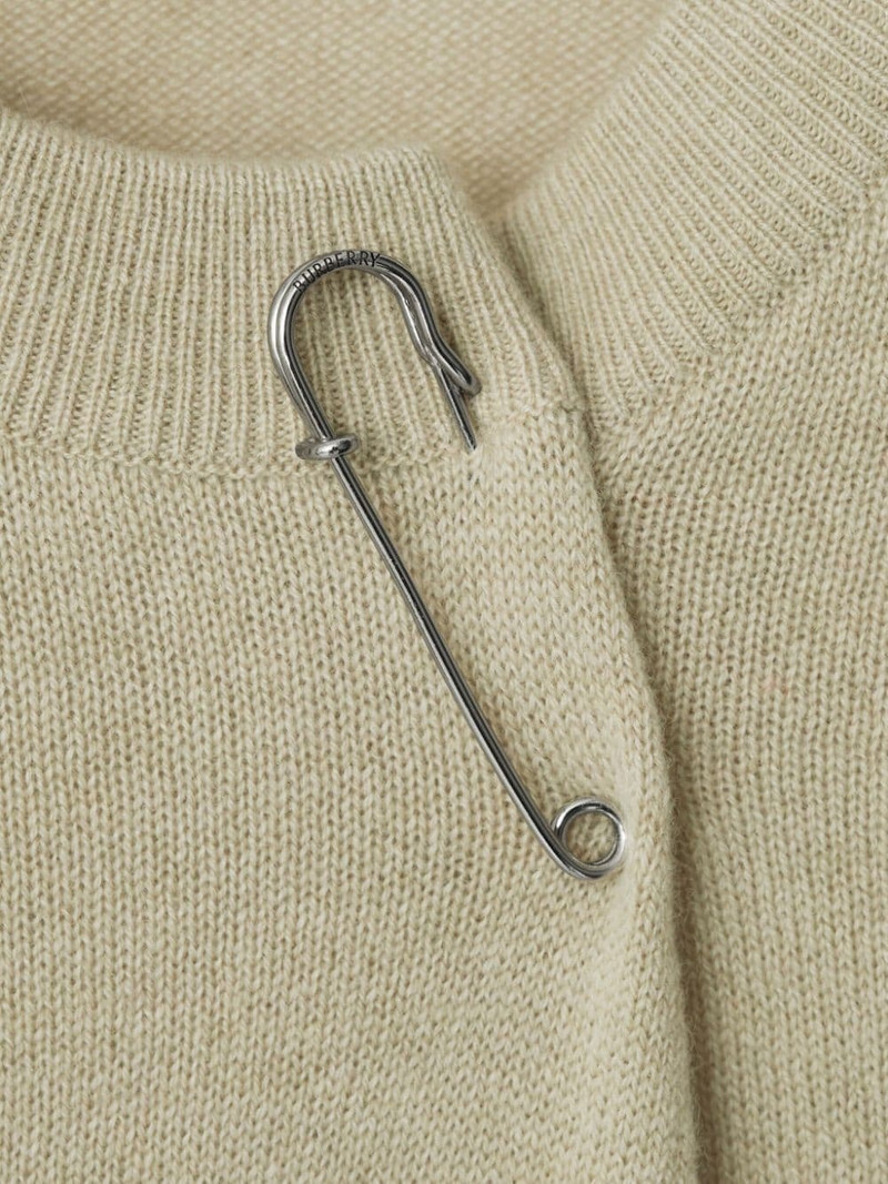 paperclip-detail cashmere jumper 5