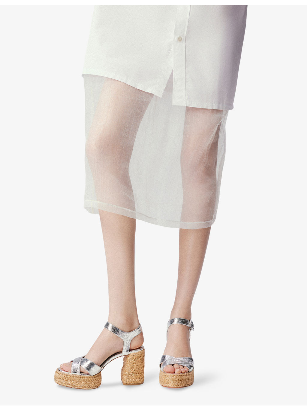 Calakala 85 Leather Heeled Espadrilles - 5