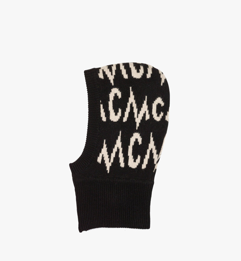 Logo Jacquard Balaclava in Recycled Cashmere 4