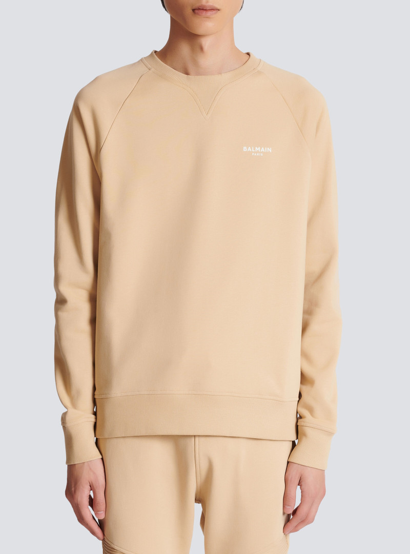 Flocked Balmain sweatshirt 5