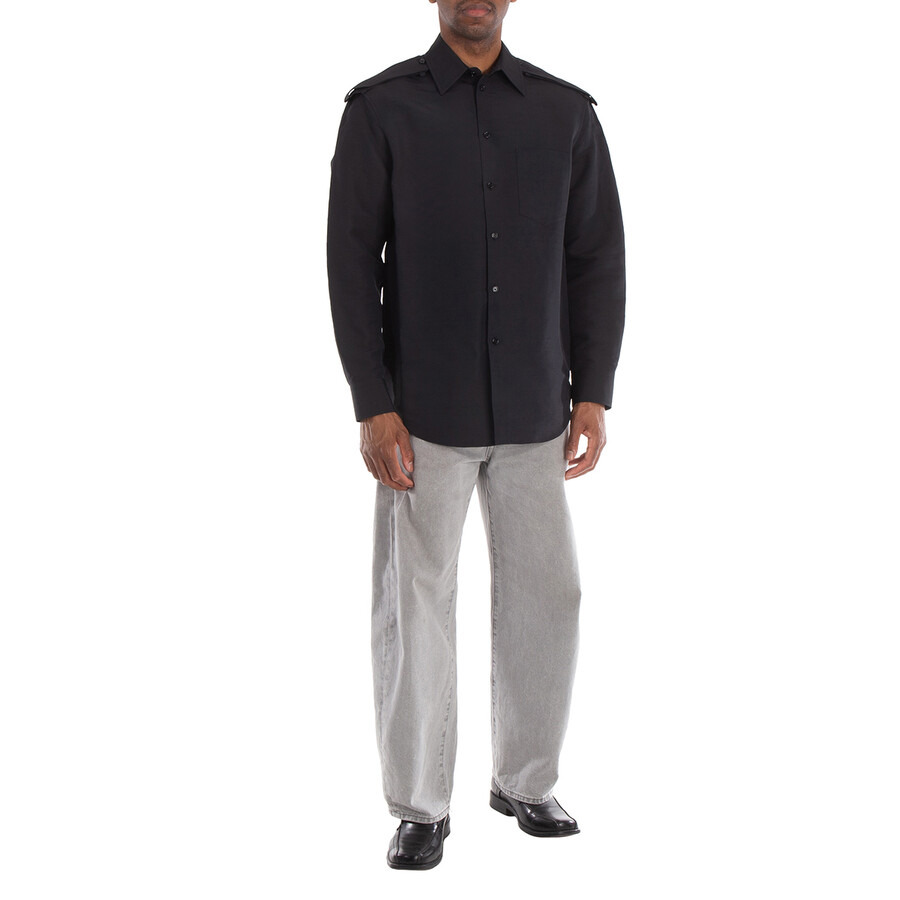 Burberry Long Sleeve Knight-Hardware Printed Shirt - 3