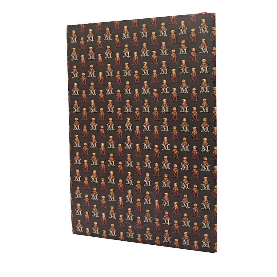 Max Mara Black Ladies Teddy Bear Print Notebook - 3