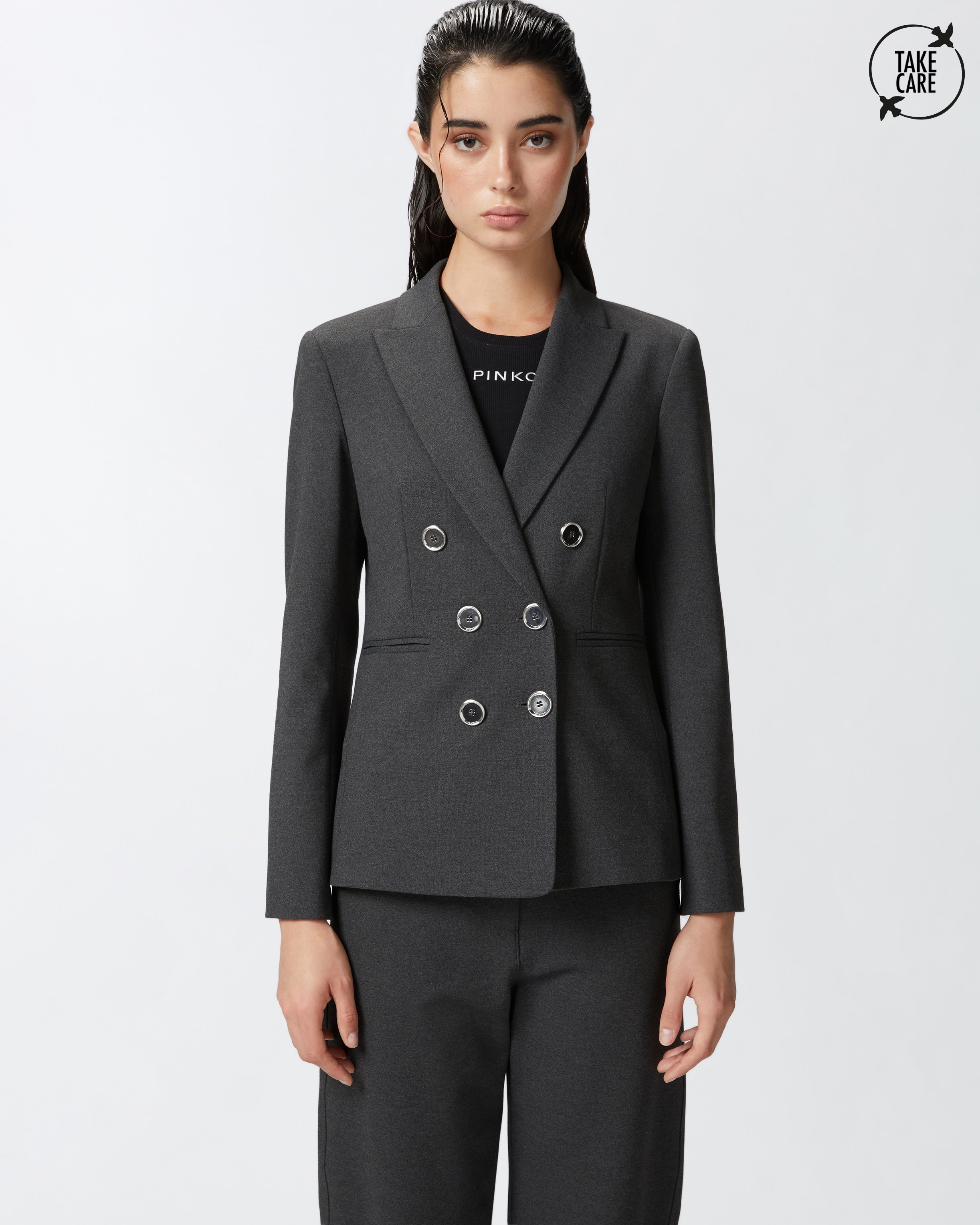 FULL MILANO-KNIT TECHNICAL FABRIC BLAZER - 2