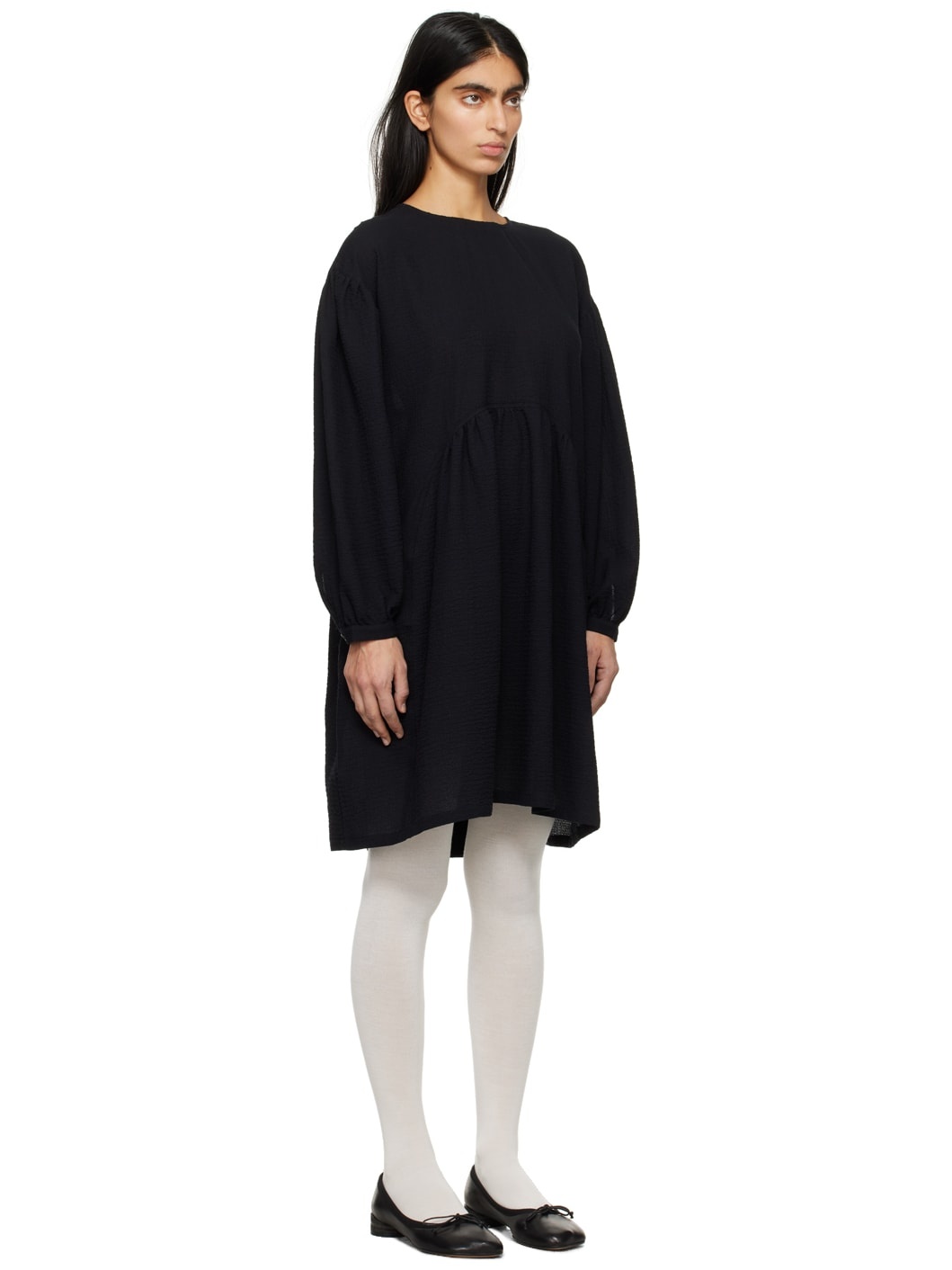 Black Bowl Midi Dress - 2