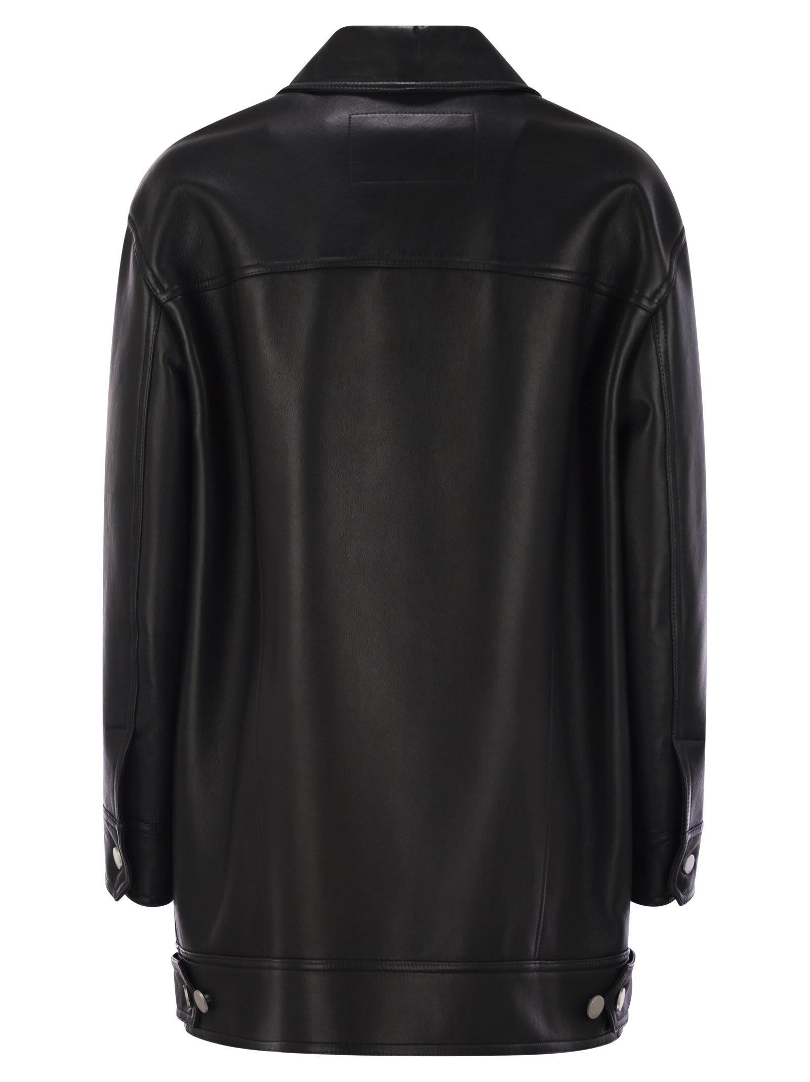 Maxmara Women Girino - Nappa Leather Over Jacket - 2