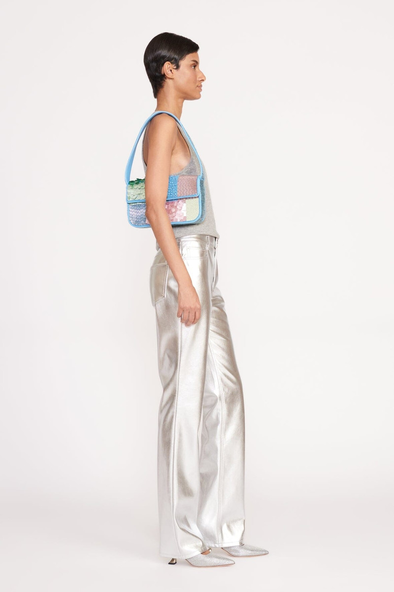 STAUD TOMMY BAG PATCHWORK SHERBET 6