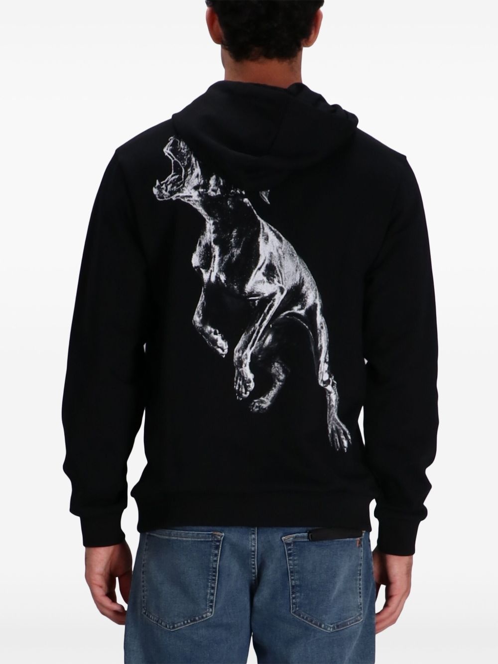 logo-print hoodie - 4