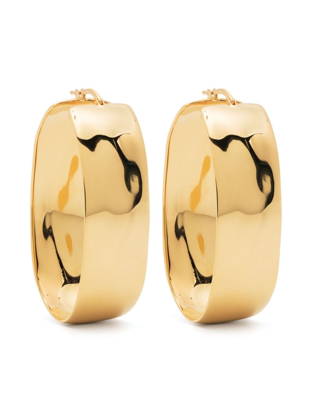 chunky hoop earrings - 1