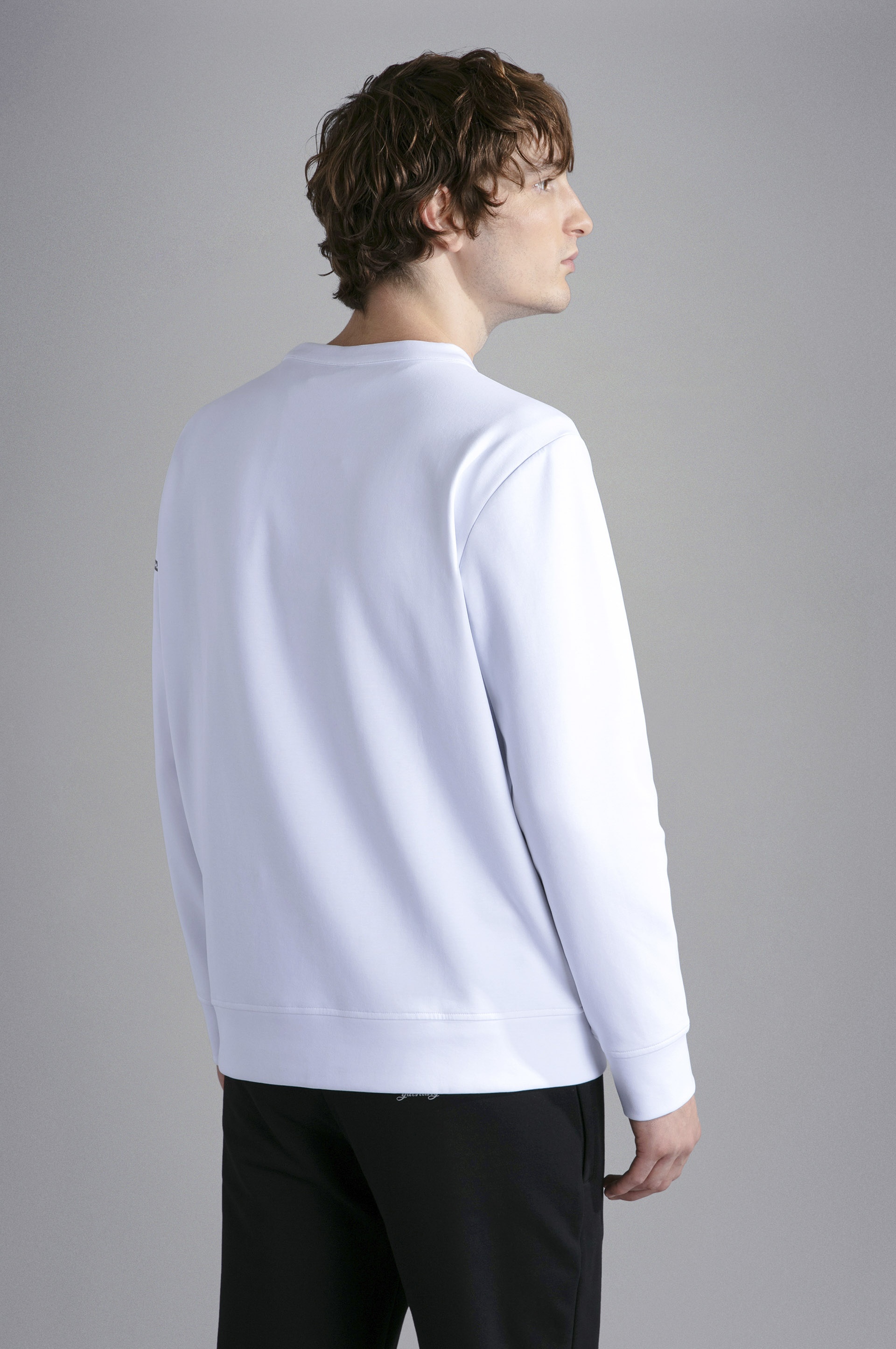 COTTON SWEATSHIRT WITH REFLEX PRINT - 3