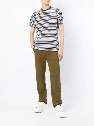 Barbour logo-print striped T-shirt outlook