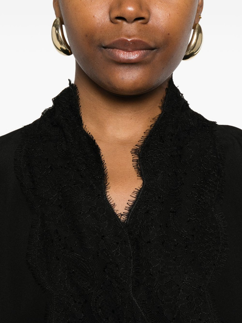 lace-trim blouse 5
