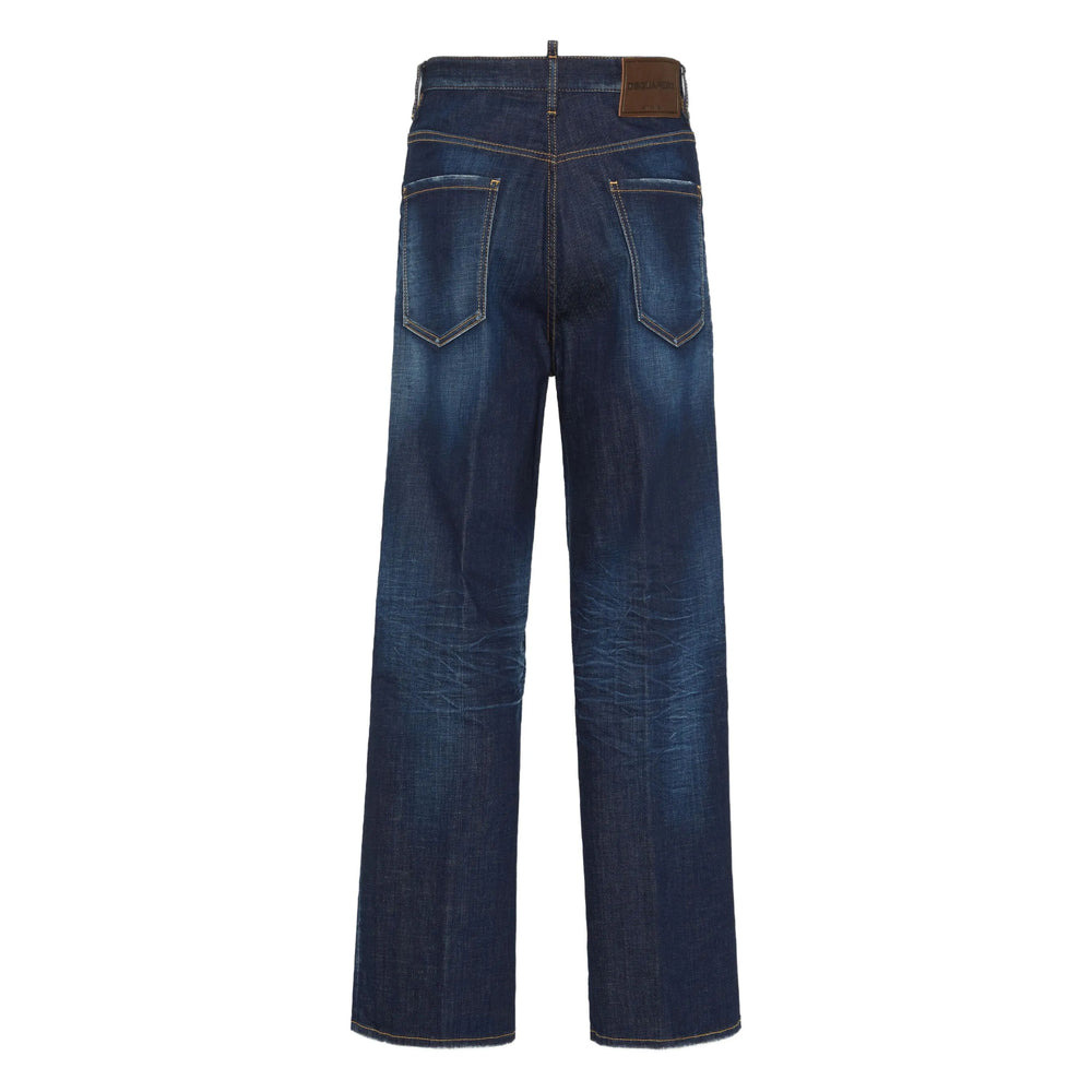 Dsquared2 Blue Denim - Wide-Leg Jeans Men - 5