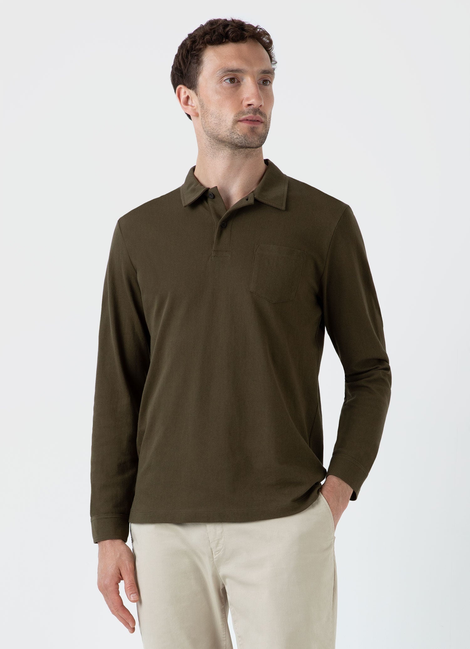 Long Sleeve Riviera Polo Shirt - 2