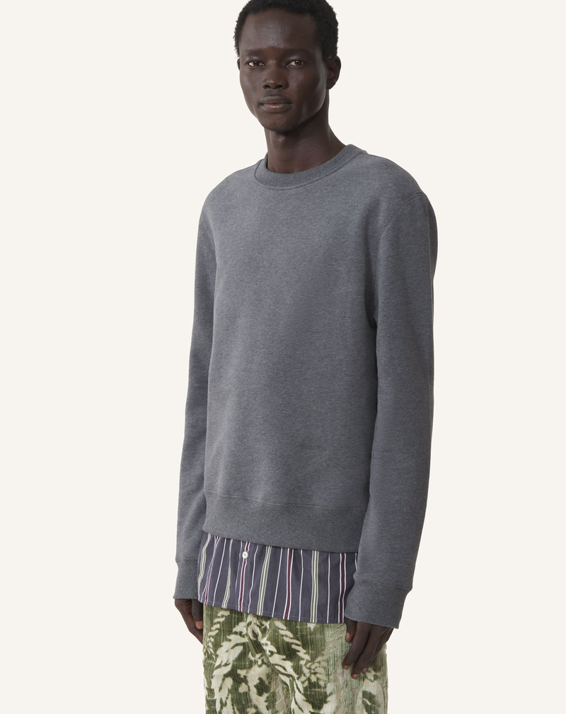 LAYERED SWEATSHIRT IN COTTON AND CASHMERE 3