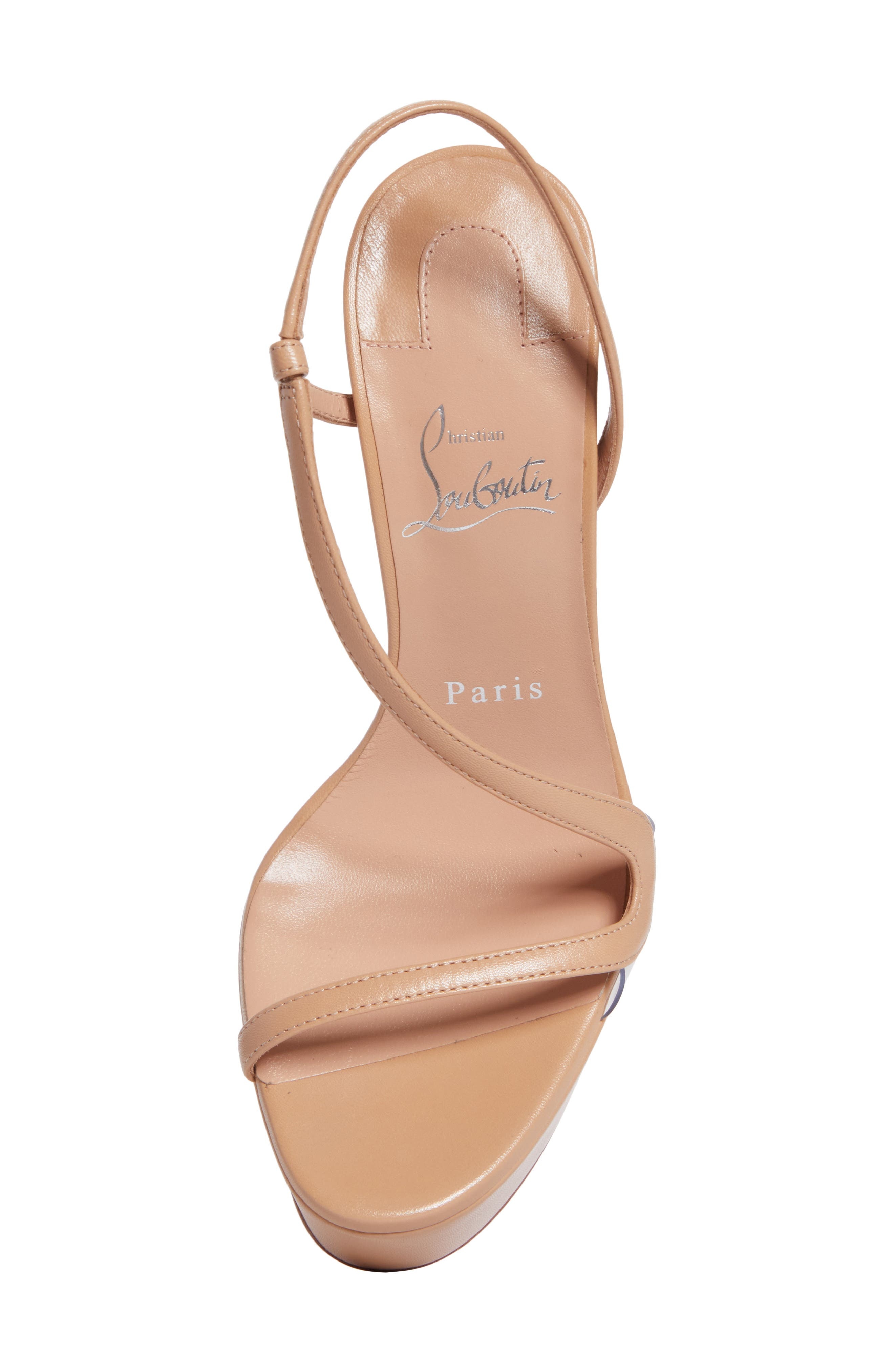 Christian Louboutin Rosalie Alta Platform Slingback Sandal in Blush at Nordstrom - 5