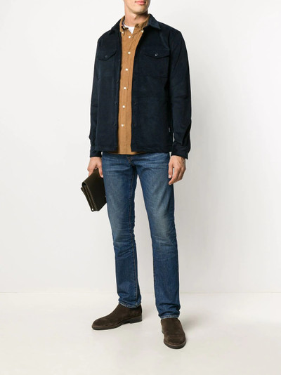 Barbour corduroy button-up overshirt outlook